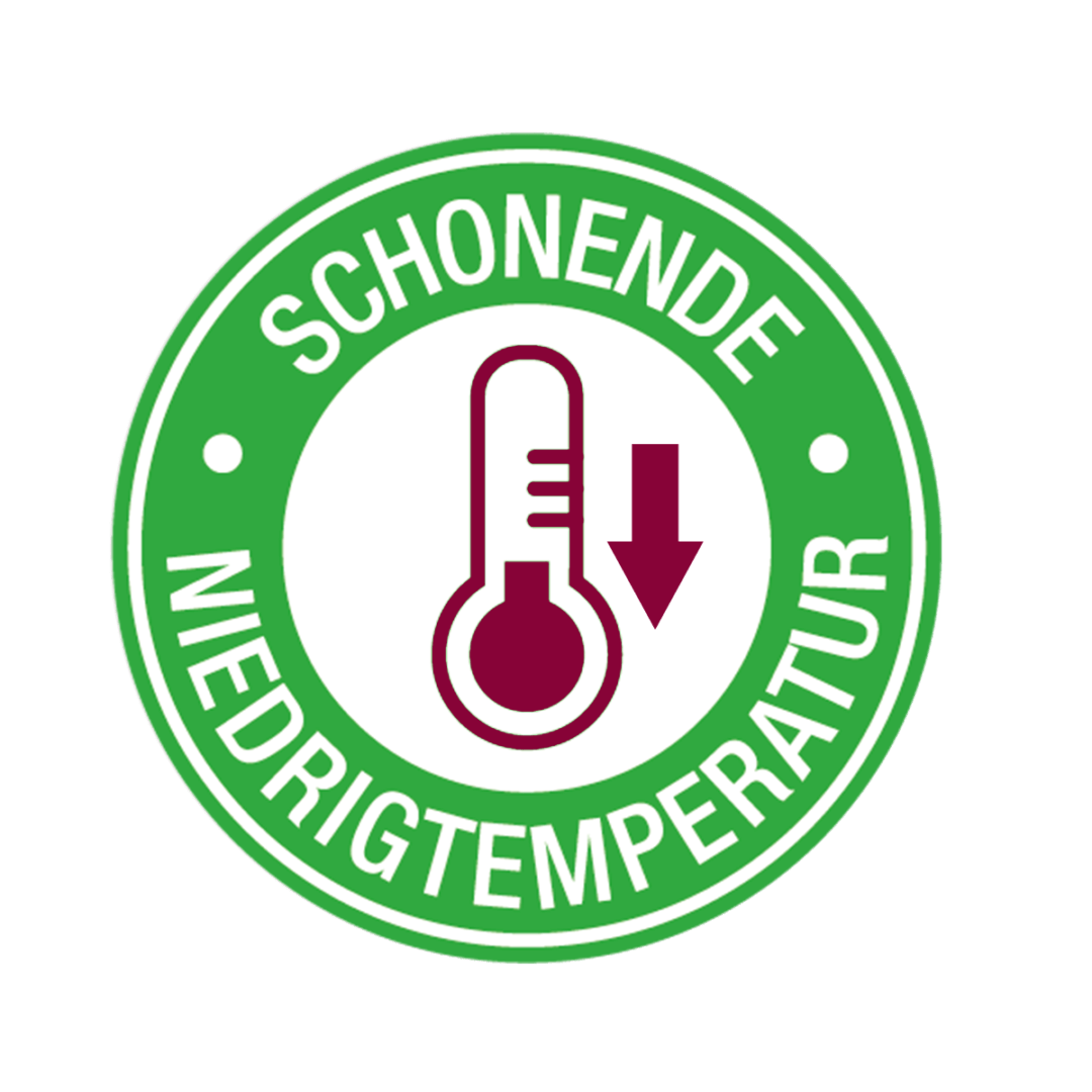 Siegel: schonende Niedrigtemperatur