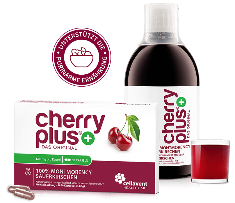 Cherry PLUS - Montmorency-Sauerkirsch-Produkte - 100% natürlich